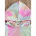 thumbnail image 4 of Baby Girls Autumn Winter Outfits Tie-Dye Sweatshirt Long Sleeve Hoodies Tops Pants, 4 of 6