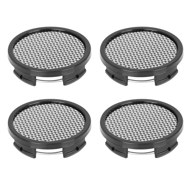 4 uds 57mm Coche Rueda Central Tapas Cubo Carbono Fibra Patrón Tapa
