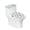 Watercolor Flower, variant on HELLHERO Fashion for Modern Bathrooms, Stretch Polyester Toilet Seat Cover, Soft, Universal, 2 Pack Sunflower