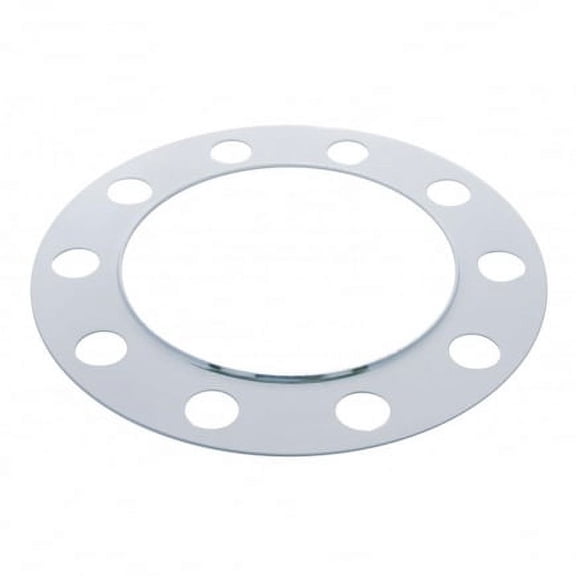 United Pacific 21218 Wheel Lug Nut Cover Ring   Beauty Ring, Stainless, For