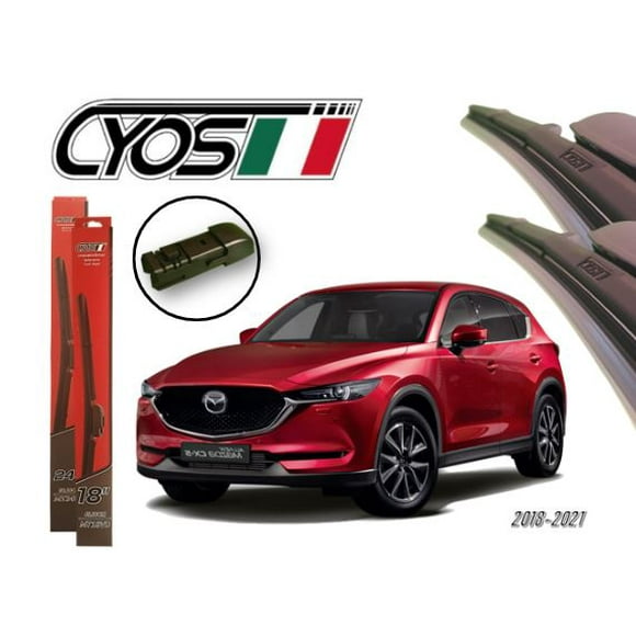 Limpiaparabrisas Mazda Cx5 2021 2020 2019 2018 CYOS Beam Flexible / Banana