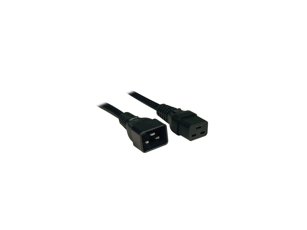 Tripp Lite Heavy-Duty Power Extension Cord, 15A, 14 AWG (IEC-320-C19 to IEC-320-C20), 3 ft. (1 m) (P036-003-15A) - image 2 of 19