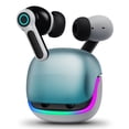 thumbnail image 1 of VEATOOL Wireless Bluetooth Headset,Mic Dual con Cancelación de Ruido ENC,80H de Uso,luces RGB, 1 of 10