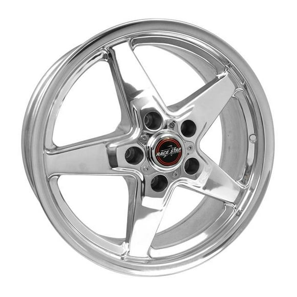 Race Star 92-770247DP 17 x 7.00 5 x 4.75bc 4.25bs Direct Drill Drag Star Wheel - Polished