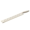 thumbnail image 3 of Cook With Color Watermelon Knife, Extra-Long Serrated Stainless Steel Blade for Melons, Cream, 3 of 5