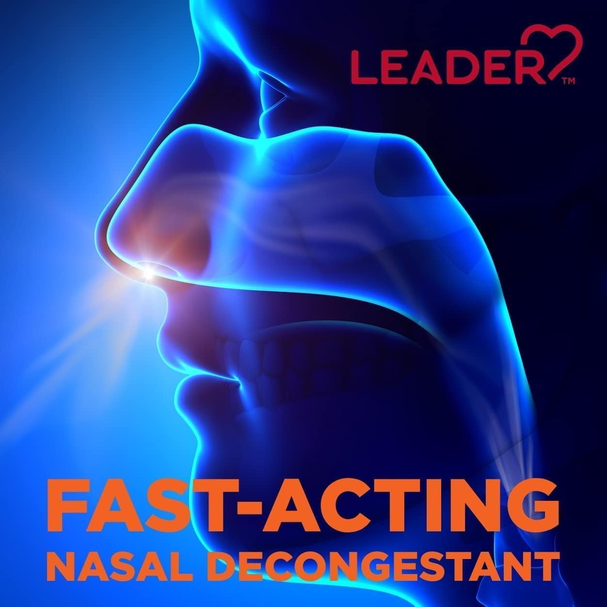 Leader Extra Strength Sinus Relief, Fast Acting, Sinus Decongestant, Nasal Congestion Relief Spray, Cold & Allergy 30 mL Bottle (Pack of 6)