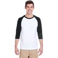 thumbnail image 1 of Gildan Men's Heavy Cotton 3/4-Sleeve Raglan T-Shirt - 5700, 1 of 4
