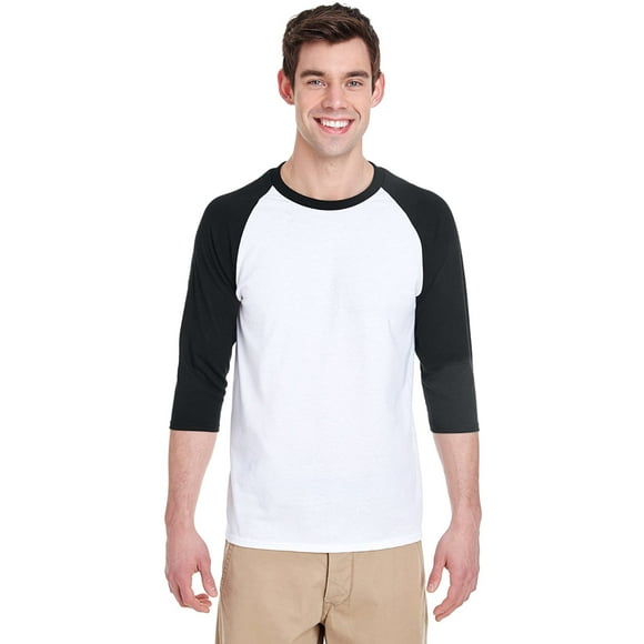 Gildan Men's Heavy Cotton 3/4-Sleeve Raglan T-Shirt - 5700