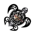 thumbnail image 2 of TIMIFIS Creative Clock Vinyl Record Wall Clock Turtle Vintage Wall Home Decor Styling Wall Clock, 2 of 6