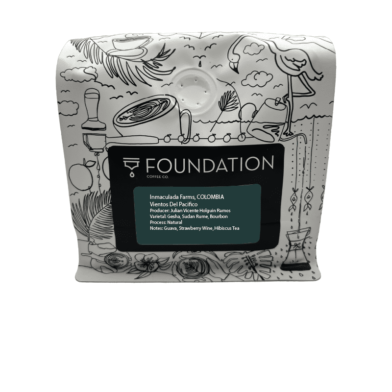 Foundation Coffee - Rotating Single Origin, Whole Bean, Light Medium Roast, 10oz