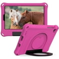 thumbnail image 6 of Case for Samsung Galaxy Tab A7 Lite 2021(8.7 inch), Allytech Slim Kidsproof Foldable Handle Viewing Stand Durable Skid-Proof EVA Protective Case for Samsung Tab A7 Lite SM-T220/T225/T227 2021, Rose, 6 of 6