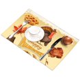 thumbnail image 3 of EREHome Set de 6 Sets de Table Automne Joyeux Action de Grâce, Protecteur de Table 12x18 Pouces, 3 of 5