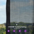 thumbnail image 3 of PURPLE LEAF 12 X 12 Permanent Hardtop Gazebo Outdoor Aluminum Galvanized Steel Double Roof Netting and Curtains Patio Lawn Garden Grey, 3 of 9