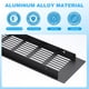 thumbnail image 3 of Cubierta de Ventilación Rectangular Uxcell 16"x4" 2pcs Rejilla de Ventilación con Tornillos para Gabinete Negro, 3 of 7