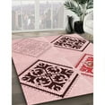 thumbnail image 2 of Ahgly Company Indoor Rectangle Patterned Light Rose Pink Area Rugs, 5' x 7', 2 of 6