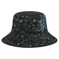 thumbnail image 2 of Men's New Era  Black Miami Marlins 2025 Spring Training All Over Print Bucket Hat, 2 of 3