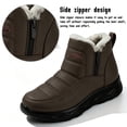 thumbnail image 5 of Knivor Waterproof Winter Snow Boots for Women Fleece Lined Non Slip Side Zipper Cozy Ankle Boots for Outdoor Daily Cold Weather Footwear, 5 of 10