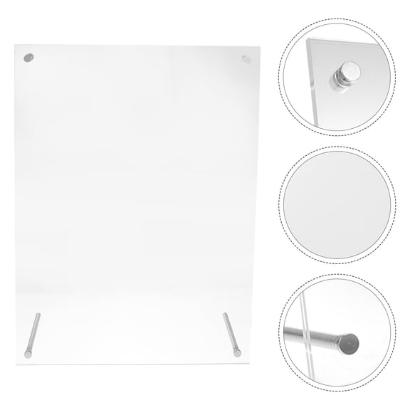 NICEXMAS 1Pack Clear Floating Frame for Certificate Display Hold Document Office