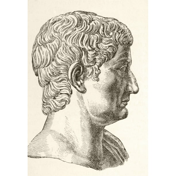 Tiberius Caesar Augustus 42bc 37ad Second Roman Emperor Born Tiberius Claudius Nero From El Mundo Ilustrado Published Barcelona 1880 Posterprint Walmart Com Walmart Com