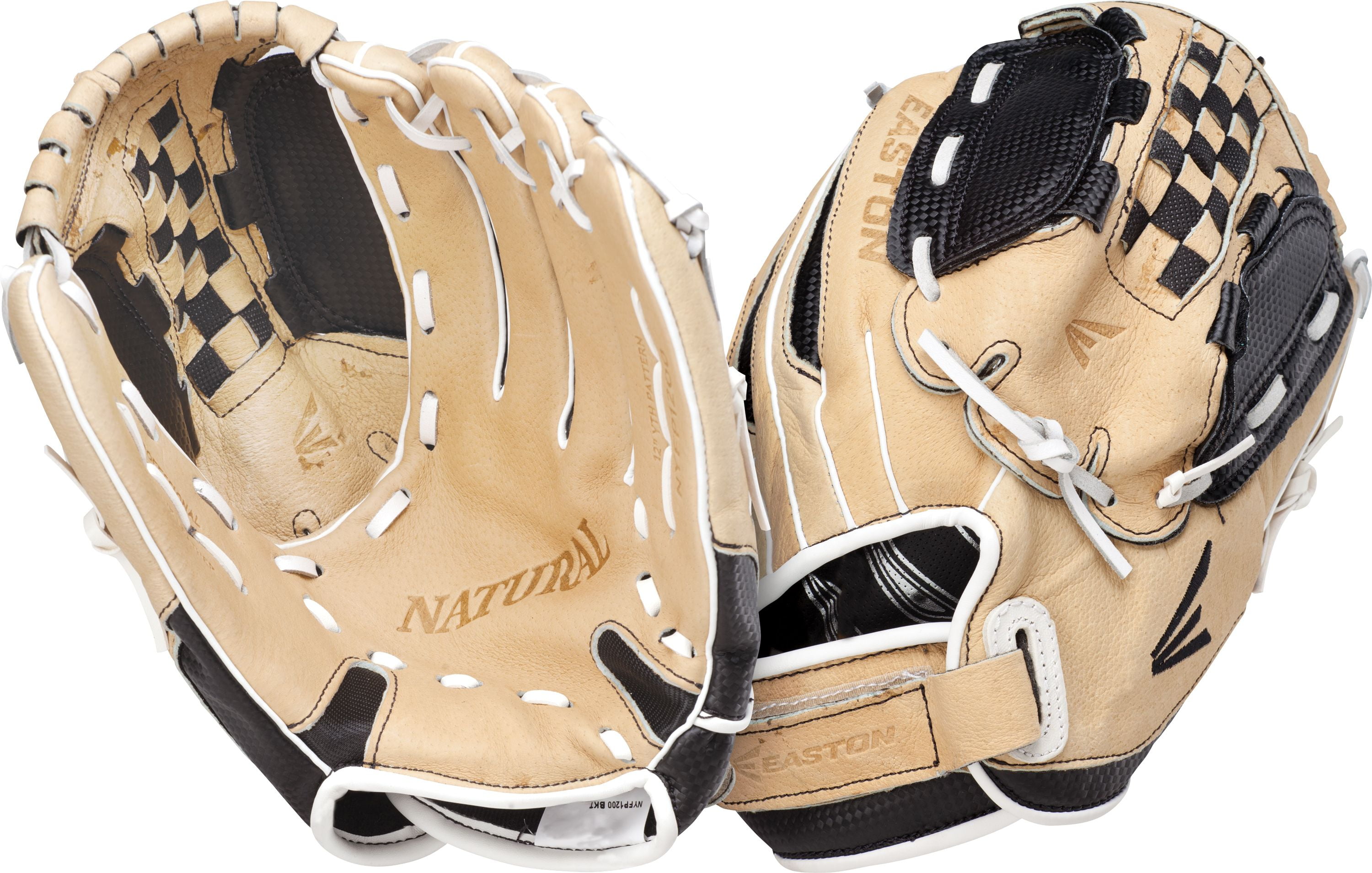 Easton 12" Natural Series Youth Fastpitch Softball Glove, Right Hand