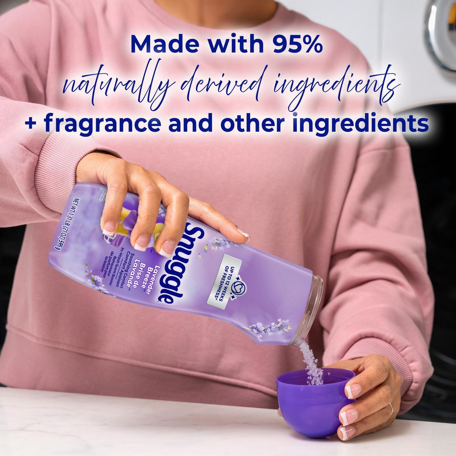Snuggle Crystals Lavender Breeze Soothing Comfort Scent Booster, 595g, 1 bottle, 595g