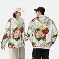 thumbnail image 6 of Kll Vintage Bike Flower Butterfly Print Men'S Women’s Upf 50+ Sun Protection Outdoor Hoodie Jacket Long Sleeve Fishing Hiking Performance Shirt- X-Large, 6 of 8