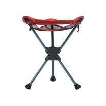 Grand Trunk Compass 360 Stool – Ultralight 360° Swivel Tripod Seat, 15" Height, 330 lb Capacity, Packs to 11" x 3", Ideal for Camping, Fishing & Travel