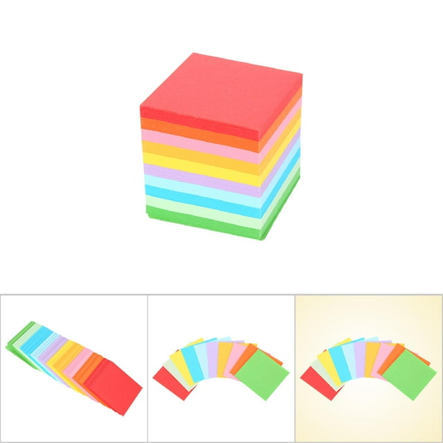 Fosa Origami Kit, Origami, 5x5 Cm Color Paper Origami Paper, Colorful And Durable For Kids