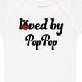 thumbnail image 4 of Inktastic Loved by Pop Pop Boys or Girls Baby Bodysuit, 4 of 5