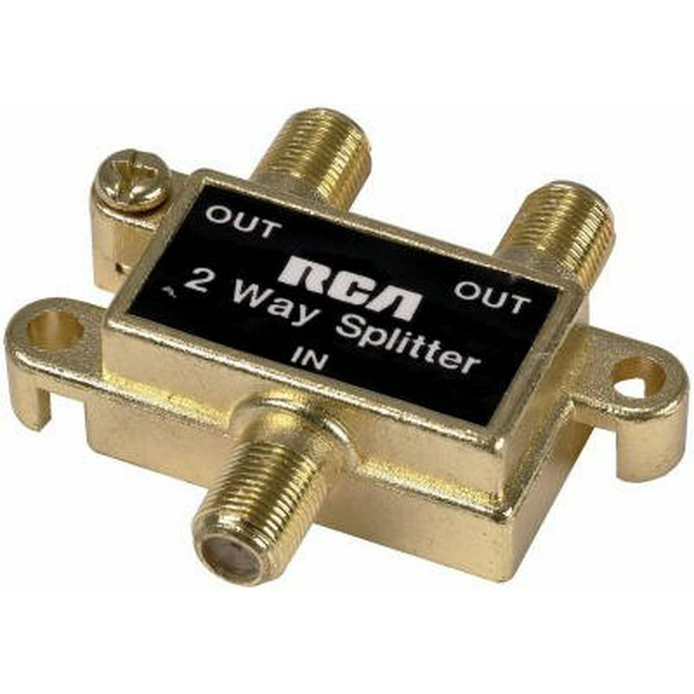 GE/RCA RCAVH47RG 2Way Coaxial Cable Splitter