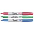 thumbnail image 2 of Sharpie Metallic - Marker - permanent - metallic ruby, metallic sapphire, metallic emerald - opaque - fine (pack of 3), 2 of 2