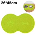 thumbnail image 1 of Silicone Waterproof Placemat Shaped Pet Feeding Mat, Silicone Raised Lip Non Spill Dogbowl Mat, 1 of 5