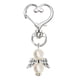 thumbnail image 1 of Llaveros para mujer, llavero de billetera, llavero de auto, lindo llavero de ángel, llavero blanco/azul, llavero colgante para baby shower, regalos, llavero., 1 of 3