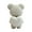 White, variant on Valentine's Day Bear Holding Heart Figurine Cute Love Teddy Resin Ornaments for Wedding Party Proposal Home Decor & Couples Gift