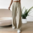 thumbnail image 2 of Sngxgn Womens Yoga Sweatpants Wide Leg Lounge Pants Drawstring Workout Comfy Joggers Pants with Pockets(Grey,S), 2 of 7