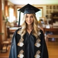 thumbnail image 6 of Kdxio Sunflower Gnomes 4 Graduation Stole Class, Graduation Sash, Unisex Adult 36" Academic Commencements-Sharp Corner, 6 of 7