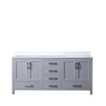 thumbnail image 2 of 72 In. W X 22 D Dark Grey Bathroom Vanity With Marble & Solid Wood - Soft Close And Copious Interior Storage Double Bath Top, Wood, Close, Generous Shelf, 2 of 5