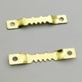thumbnail image 4 of 100Pcs Sawtooth Picture Hangers Double Hole with Screws Frame Hanging Hardware Save Space, 4 of 6