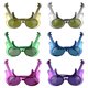 thumbnail image 1 of 6 gafas decorativas para fiestas, gafas de broma, gafas de fiesta con diseño de guitarra, 1 of 8