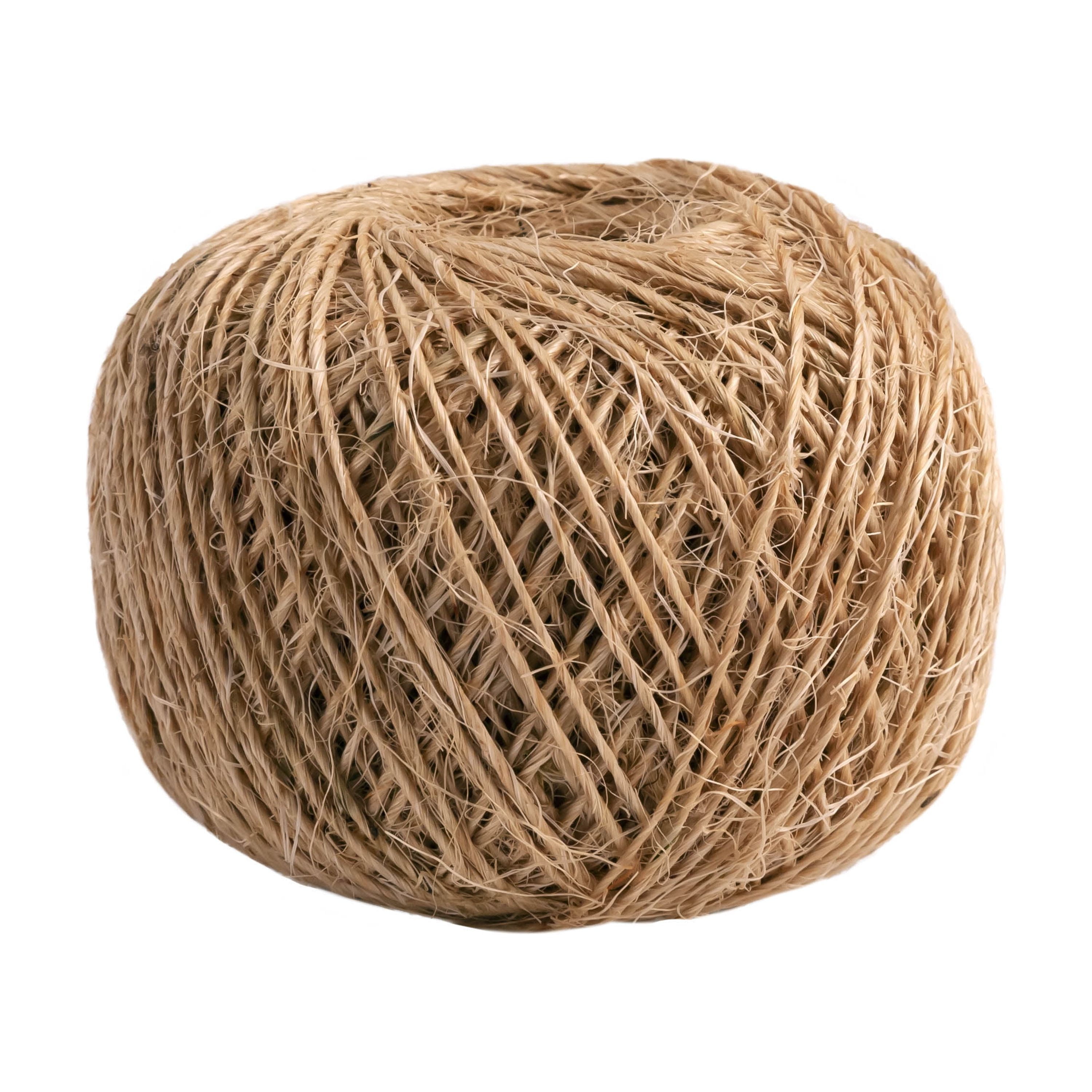(2 pack) Hyper Tough Item# SP20E-4HT, Sisal Twisted Twine, Natural Color, 525' Length, 1 Each
