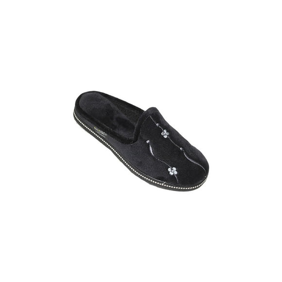 PANTUNFLA CASUAL MUJER DAMA TEXTIL NEGRO 3037 LEON 3037p