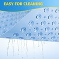 thumbnail image 6 of OTHWAY Extra Large Shower Mat 47x32, TPE Non Slip Shower Mat, Inside Shower Mat with Drain Holes Suction Cups, Walk in Shower Mat for Shower Stall, Anti-Slip for Elderly Kids(Blue), 6 of 8