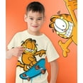 thumbnail image 2 of Garfield Boy T-Shirt (1-14 Years Old) Toddlers to Kids Party Outfit Tee Gift 11 Ecru SS, 2 of 3