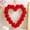 Red2,13.3IN, variant on Valentines Day Wreaths for Front Door,14 Inches Artificial Red Berries Valentine Heart Shaped Wreath Decor with Love Wooden Sign,Valentine Heart Wreath for Window Home Indoor,Outdoor