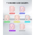 thumbnail image 3 of Máscara facial SDKWDH de terapia de luz LED de 7 colores con luz infrarroja de 850 nm, 3 of 8