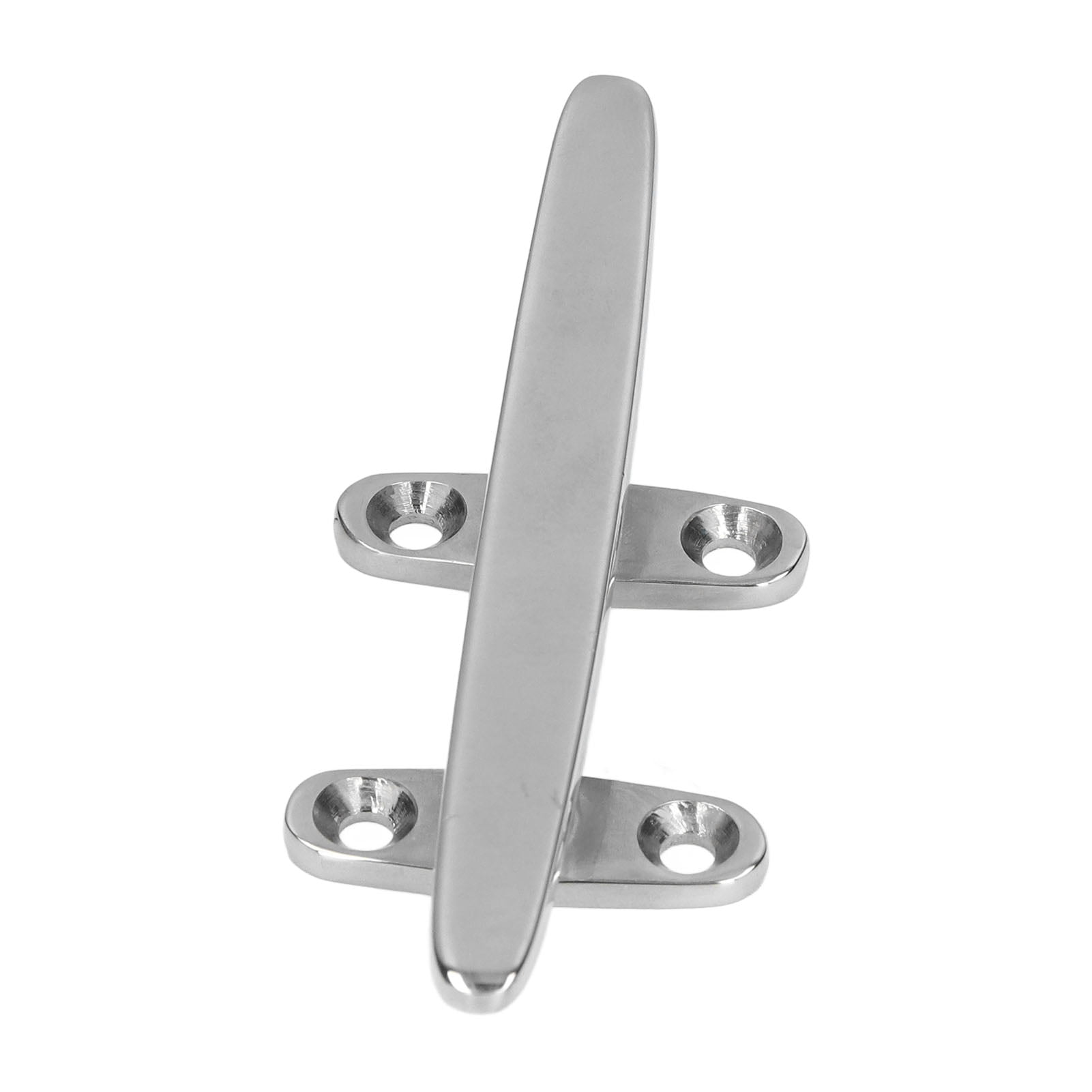 Marine 5" 125 mm Hollow Base Cleat 316 Stainless Steel Dock Boat 