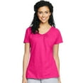 thumbnail image 2 of Hanes Maillot Flammé pour Femmes à Col en V Froncé, M, Blanc, 2 of 4
