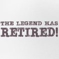 thumbnail image 2 of CafePress - The Legend Has Retired - Adjustable Unisex Printed Trucker Hat with Mesh Back, 2 of 8