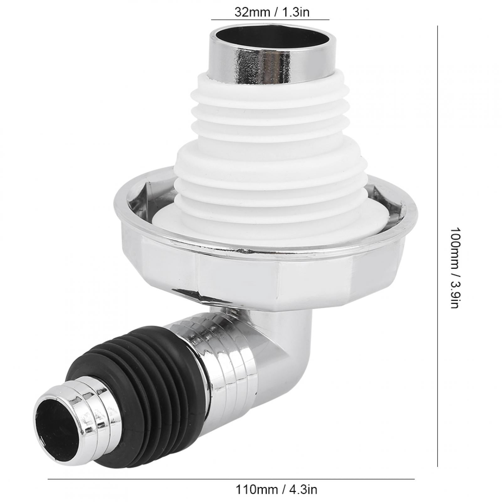 Drain Sealing Tool Drain Tee Joint, Connect Water Tube Floor Drain Adapter, For Kitchen Washing Machine