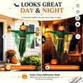 thumbnail image 2 of Clearance! Halloween Decorations Outdoor 4FT Pre-Assembled Hanging Swing Ghost with Pumpkin Spooky Hanging Ghosts for Yard Tree Party, 2 of 6